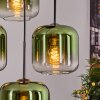Lauden Lampadario a sospensione, Lampada a sfera, Lampada a sospensione Verde, Chiaro, 4-Luci