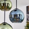 Koyoto Lampadario a sospensione, Lampada a sfera, Lampada a sospensione Blu, Oro, Verde, 4-Luci