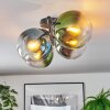 Gastor Plafoniera, Lampada a sfera Blu, Cromo, Verde, Chiaro, Grigio fumo, 4-Luci