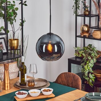 Koyoto Lampadario a sospensione, Lampada a sfera, Lampada a sospensione Blu, 1-Luce