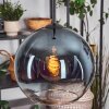 Koyoto Lampadario a sospensione, Lampada a sfera, Lampada a sospensione Blu, Chiaro, 1-Luce