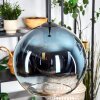Koyoto Lampadario a sospensione, Lampada a sfera, Lampada a sospensione Blu, Chiaro, 1-Luce