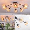 Koyoto Plafoniera, Lampada a sfera 77.5 cm Ambrato, Chiaro, 6-Luci