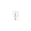 Illuminazione Osram E14 LED 1.5 Watt bianco caldo 136 Lumen