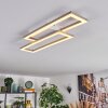 Marluk Plafoniera LED Sabbia, Bianco, 1-Luce