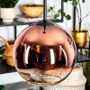 Koyoto Lampadario a sospensione, Lampada a sfera, Lampada a sospensione Chiaro, Ramato, 1-Luce