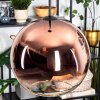 Koyoto Lampadario a sospensione, Lampada a sfera, Lampada a sospensione Chiaro, Ramato, 1-Luce