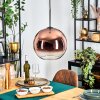 Koyoto Lampadario a sospensione, Lampada a sfera, Lampada a sospensione Chiaro, Ramato, 1-Luce