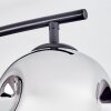 Ripoll Plafoniera, Lampada a sfera Cromo, Grigio fumo, 4-Luci