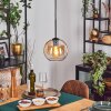 Koyoto Lampadario a sospensione, Lampada a sfera, Lampada a sospensione Ambrato, Chiaro, 1-Luce