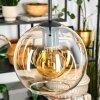Koyoto Lampadario a sospensione, Lampada a sfera, Lampada a sospensione Ambrato, Chiaro, 1-Luce