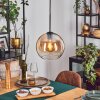 Koyoto Lampadario a sospensione, Lampada a sfera, Lampada a sospensione 25 cm Ambrato, Chiaro, 1-Luce