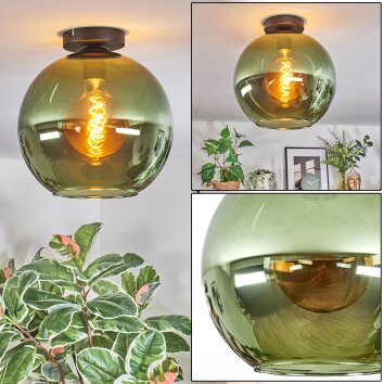 Koyoto Plafoniera, Lampada a sfera Verde, 1-Luce