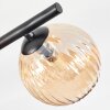 Chehalis Plafoniera, Lampada a sfera Ambrato, 5-Luci