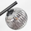 Chehalis Plafoniera, Lampada a sfera Ambrato, Chiaro, Grigio fumo, 5-Luci