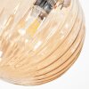 Chehalis Plafoniera, Lampada a sfera Ambrato, Chiaro, Grigio fumo, 5-Luci