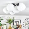 Chehalis Plafoniera, Lampada a sfera Bianco, 5-Luci