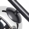Chehalis Plafoniera, Lampada a sfera Cromo, Grigio fumo, 5-Luci