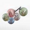 Chehalis Plafoniera, Lampada a sfera Blu, Verde, Ramato, Grigio fumo, 5-Luci