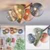Chehalis Plafoniera, Lampada a sfera Blu, Verde, Chiaro, Ramato, 5-Luci
