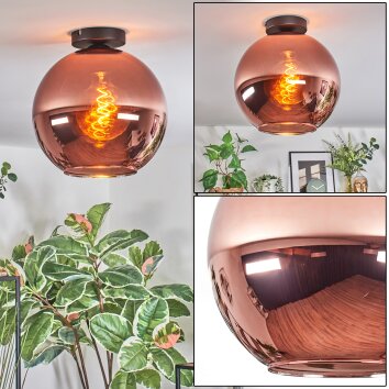 Koyoto Plafoniera, Lampada a sfera Ramato, 1-Luce