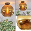 Koyoto Plafoniera, Lampada a sfera Oro, 1-Luce