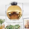 Koyoto Plafoniera, Lampada a sfera Oro, 1-Luce