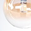 Chehalis Plafoniera, Lampada a sfera Ambrato, Chiaro, Grigio fumo, 3-Luci