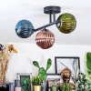 Chehalis Plafoniera, Lampada a sfera Blu, Verde, Ramato, 3-Luci