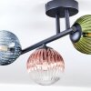 Chehalis Plafoniera, Lampada a sfera Blu, Verde, Chiaro, Ramato, 3-Luci