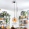 Koyoto Lampadario a sospensione, Lampada a sfera, Lampada a sospensione Ambrato, 1-Luce