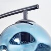 Ripoll Plafoniera, Lampada a sfera Blu, Cromo, Verde, Ramato, Grigio fumo, 4-Luci