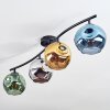 Ripoll Plafoniera, Lampada a sfera Blu, Cromo, Oro, Verde, Grigio fumo, 4-Luci