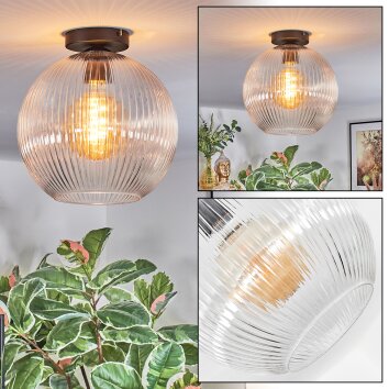 Koyoto Plafoniera, Lampada a sfera 12 cm Chiaro, 1-Luce