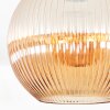 Koyoto Plafoniera, Lampada a sfera 12 cm Ambrato, 1-Luce