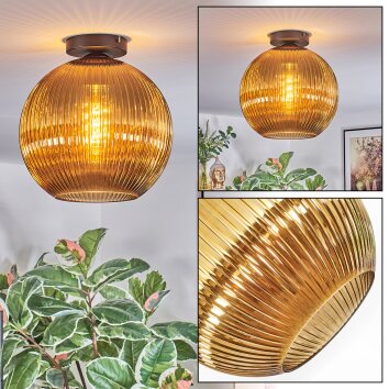 Koyoto Plafoniera, Lampada a sfera 12 cm Oro, 1-Luce