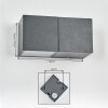 Fanor Lampada da parete per esterno, Lampade Up & Down, Applique LED Antracite, 1-Luce