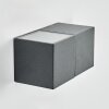 Fanor Lampada da parete per esterno, Lampade Up & Down, Applique LED Antracite, 1-Luce
