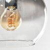 Koyoto Plafoniera, Lampada a sfera Ambrato, Chiaro, Grigio fumo, 4-Luci