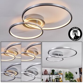 Fenar Plafoniera LED Alluminio, Cromo, 1-Luce