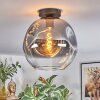 Ripoll Plafoniera, Lampada a sfera Chiaro, Grigio fumo, 1-Luce
