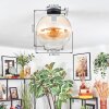 Koyoto Plafoniera, Lampada a sfera 30 cm Ambrato, Chiaro, 1-Luce