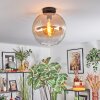 Koyoto Plafoniera, Lampada a sfera 30 cm Ambrato, Chiaro, 1-Luce