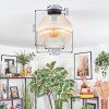 Koyoto Plafoniera, Lampada a sfera 30 cm Ambrato, Chiaro, 1-Luce
