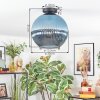 Koyoto Plafoniera, Lampada a sfera 30 cm Blu, 1-Luce