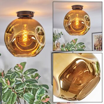 Ripoll Plafoniera, Lampada a sfera Oro, 1-Luce