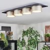 Falor Plafoniera LED Nero, 1-Luce