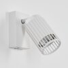 Fenik Applique, Faretto da parete Bianco, 1-Luce
