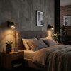 Fenik Applique, Faretto da parete Nero, 1-Luce