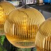 Koyoto Lampadario a sospensione, Lampada a sfera, Lampada a sospensione Oro, Chiaro, 4-Luci